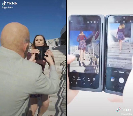 La campagna sessista di LG Polonia che promuove un cellulare per scattare foto sotto le gonne